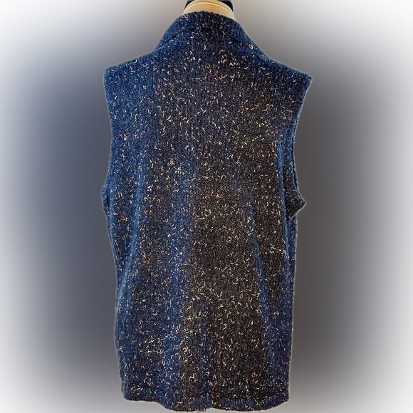 Vintage women’s CJ Banks Confetti sweater vest,  1X - Picture 4 of 15